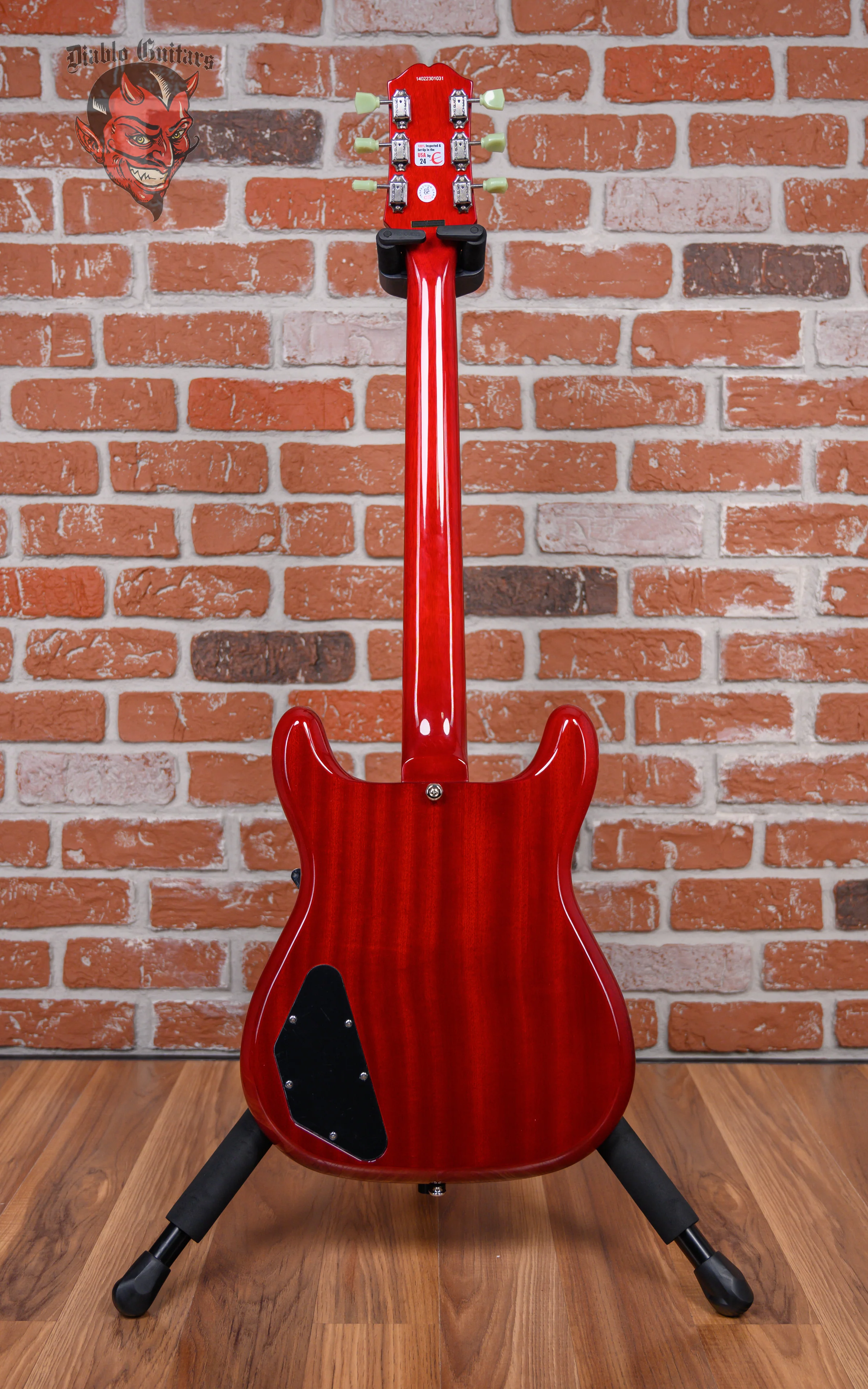 Epiphone 50th Anniversary 1962 Crestwood Custom Reissue Cherry 2014 w/OHSC