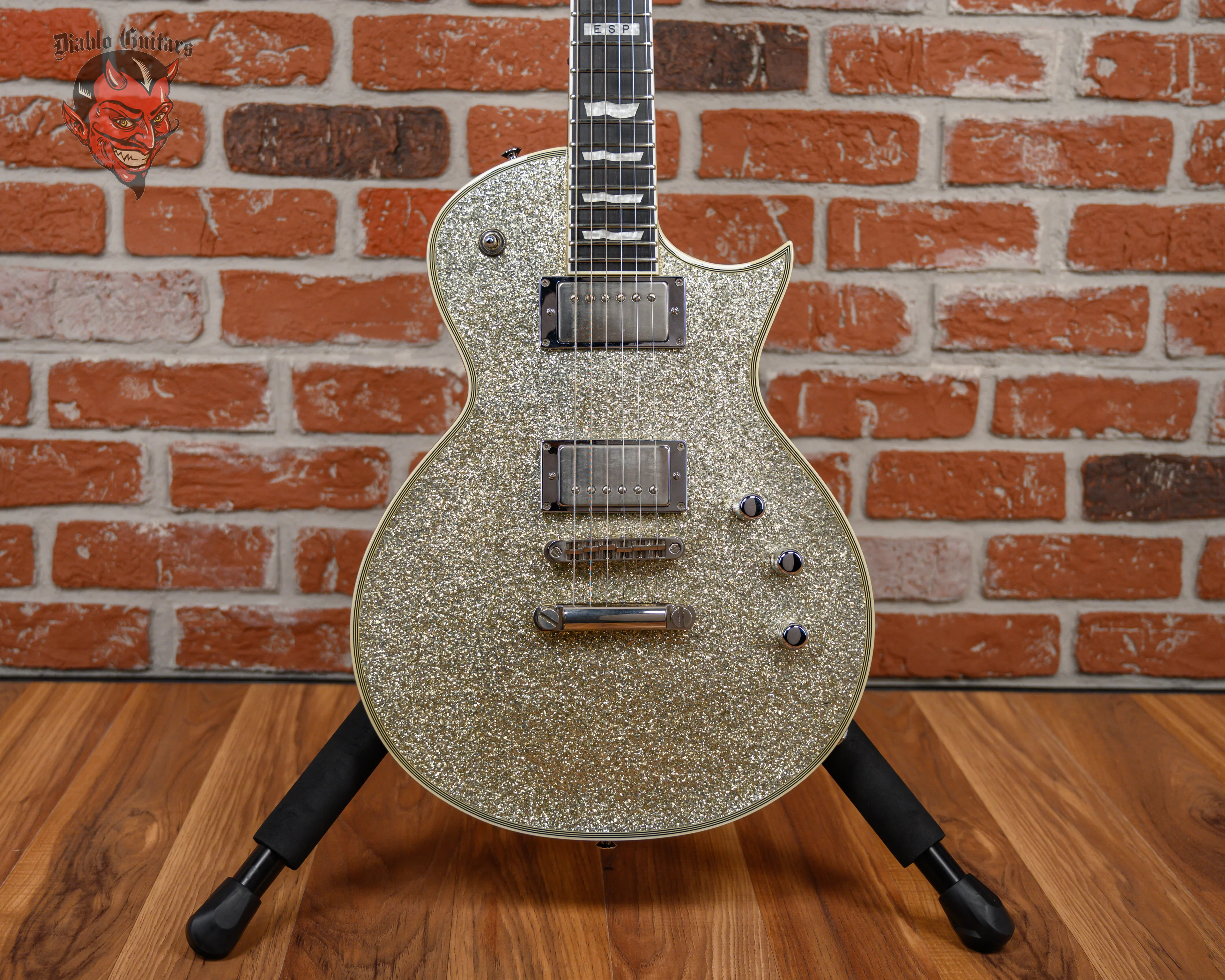 ESP Standard Eclipse-II Silver Sparkle 2013 w/OHSC