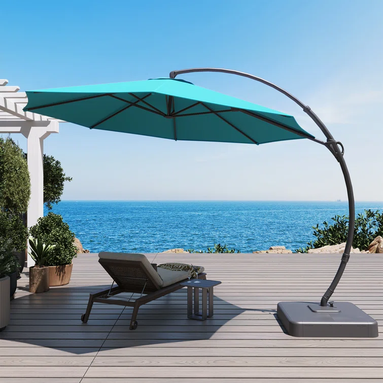 Ebonique Cantilever Umbrella with Base Included  Ebonique Cantilever Umbrella with Base Included  Ebonique Cantilever Umbrella with Base Included  Ebonique Cantilever Umbrella with Base Included  Ebonique Cantileve
