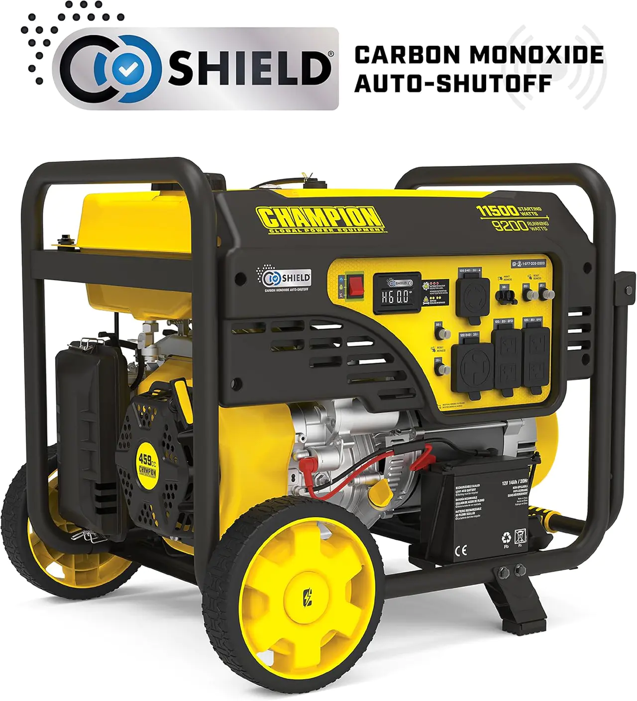 9000W Wireless Start Generator with CO Shield®