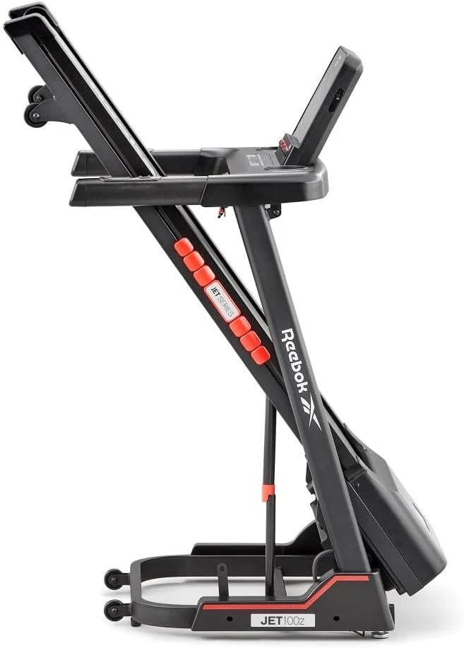 Reebok Jet 100Z Treadmill with Incline, Foldable, Bluetooth, Walking or Running, 2.0 HP, 11 MPH, 242 lb. Capacity