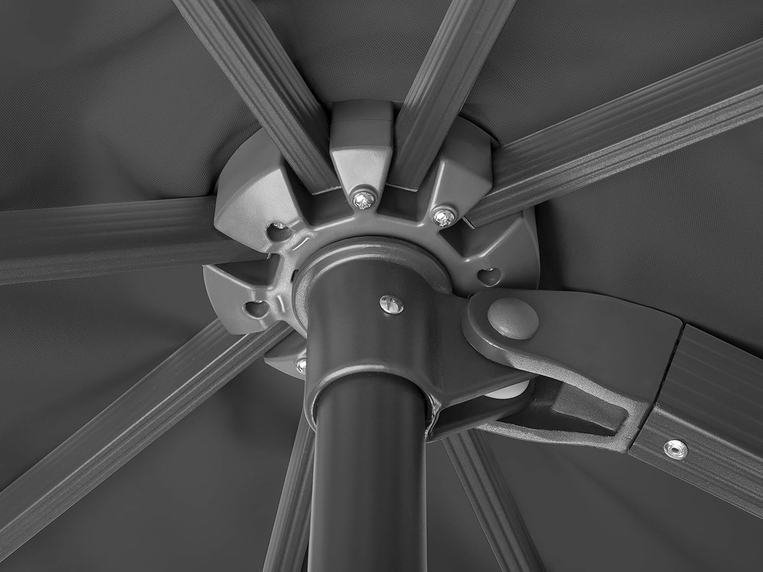 Schneider 2025 Rhodes Grande Parasol Approx. 400 x 300 cm Anthracite