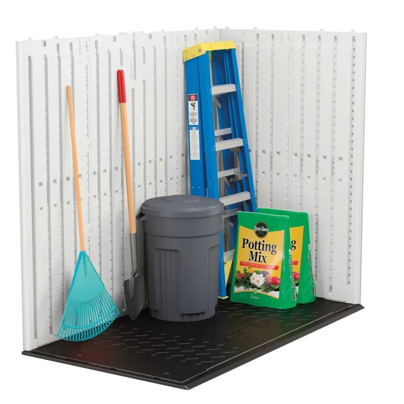Suncast Vista 88 in. W x 49 in. D x 98 in. H Storage Shed