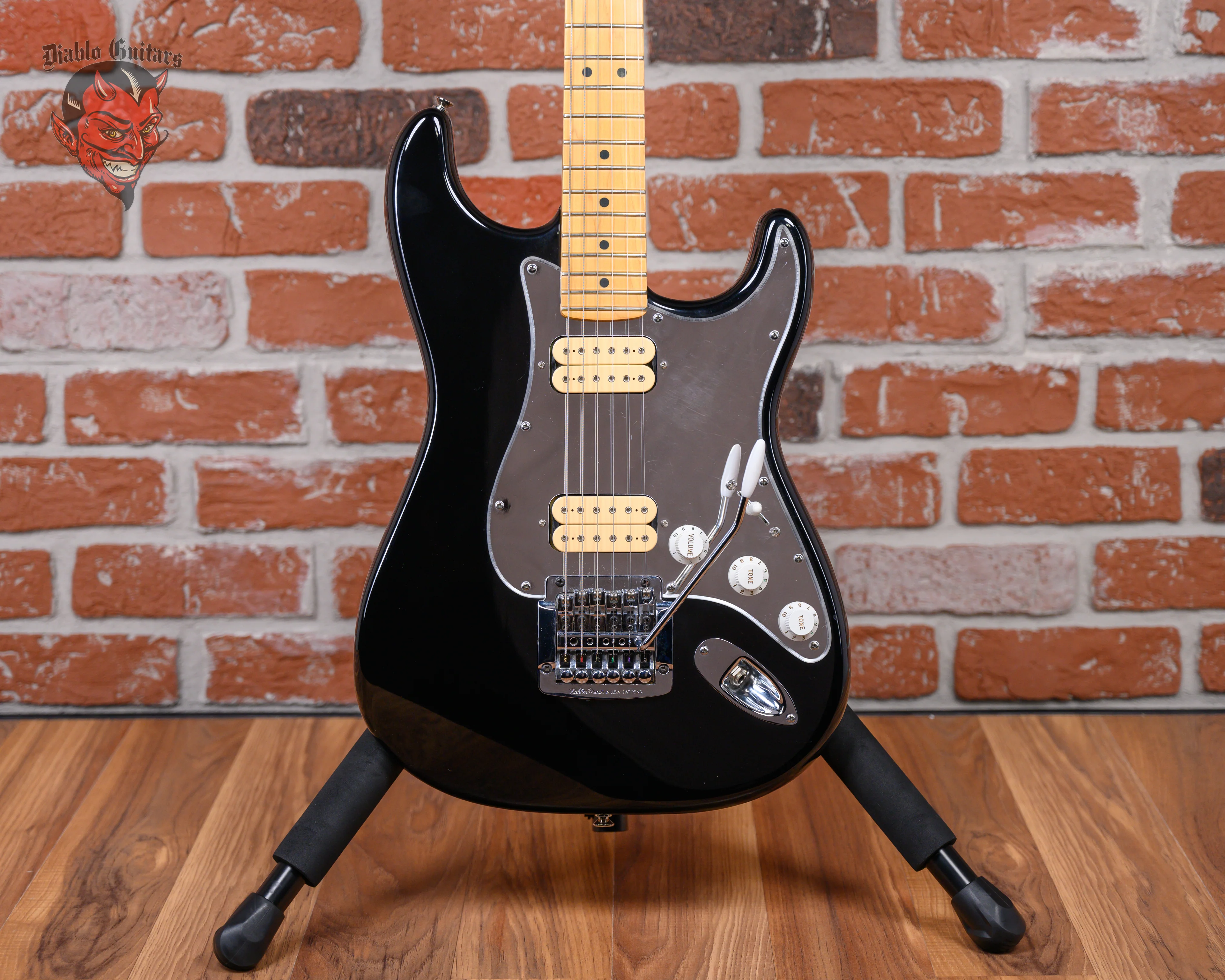 Fender American Series Stratocaster Dave Murray Mods Black 2005 w/OHSC