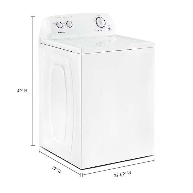 Amana 3.5-cu ft Agitator Top-Load Washer (White)