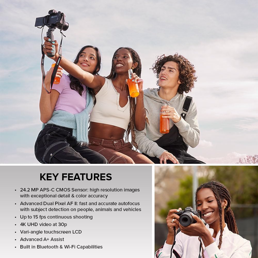 Canon EOS R50 APS-C Mirrorless Camera