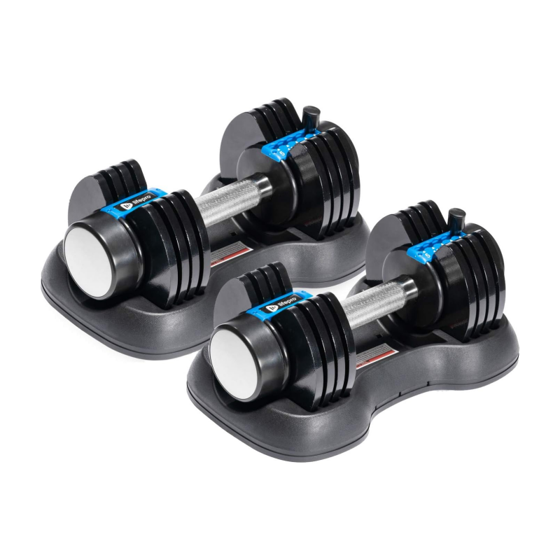 Lifepro Adjustable Dumbbell 25lb (5lb, 10lb, 15lb, 20lb, 25lb). 5-in-1 Dumbbells Adjustable Weights for Men and Women. Dumbbell Adjustable Free Weights Plates and Rack.Dumbbells Set of 2.
