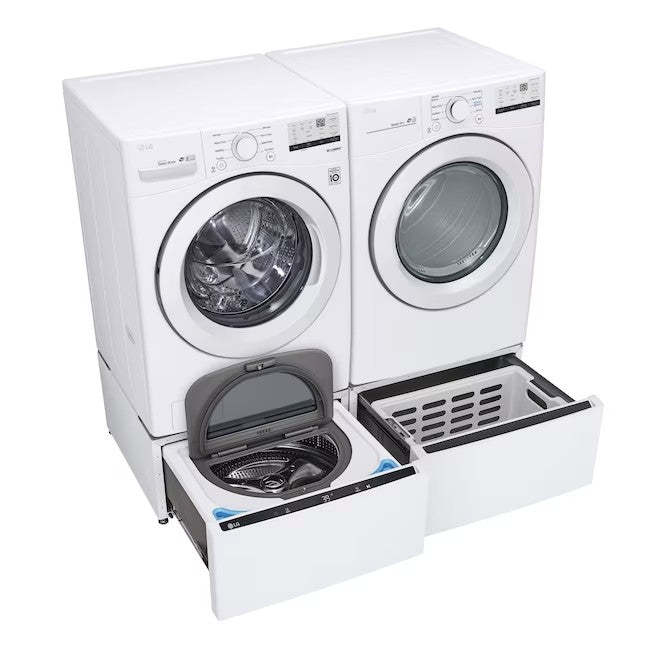 LG 7.4-cu ft Stackable Electric Dryer (White) ENERGY STAR