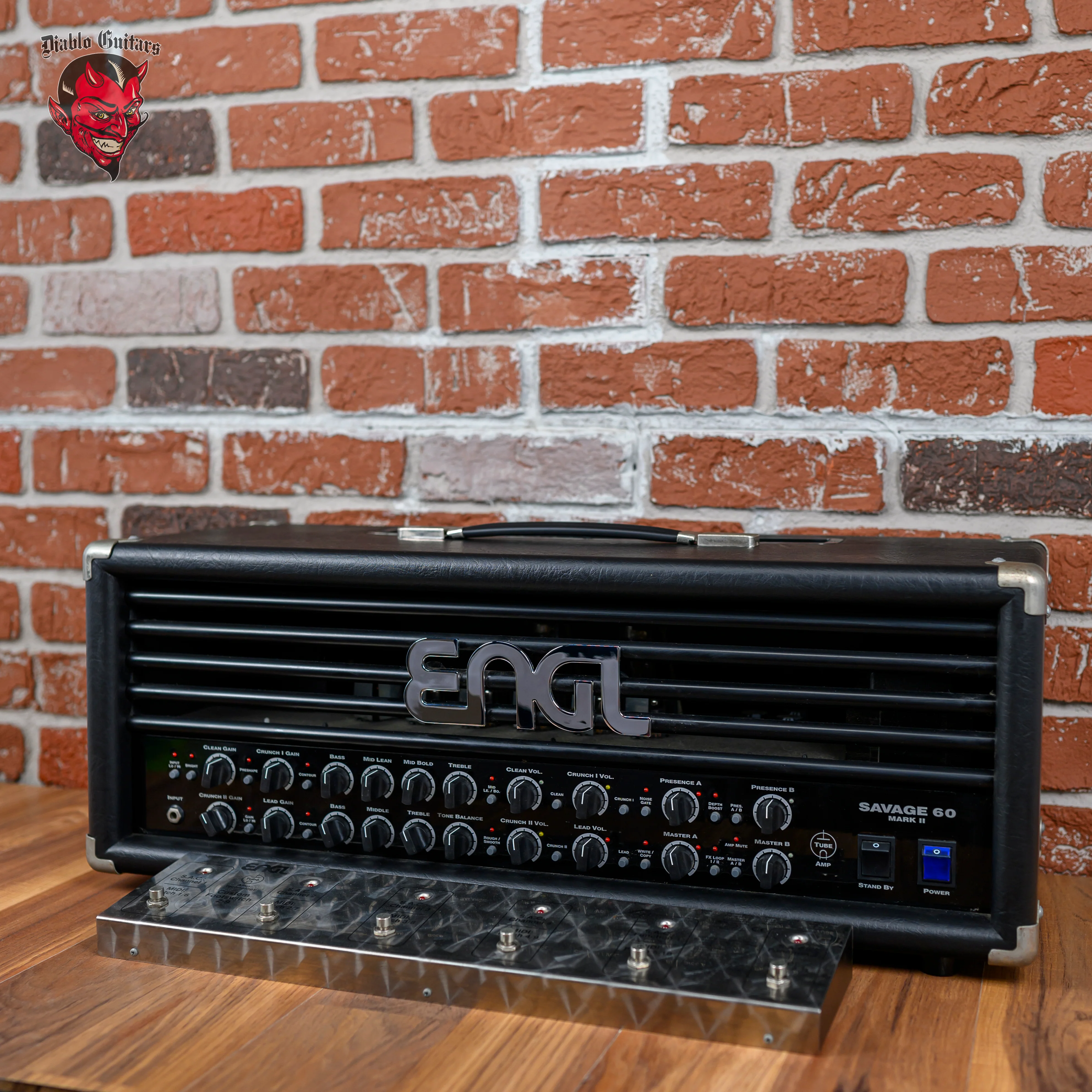 Engl Savage 60 Head Mark II E630II 4-Channel 60-Watt Guitar Amp Head Black