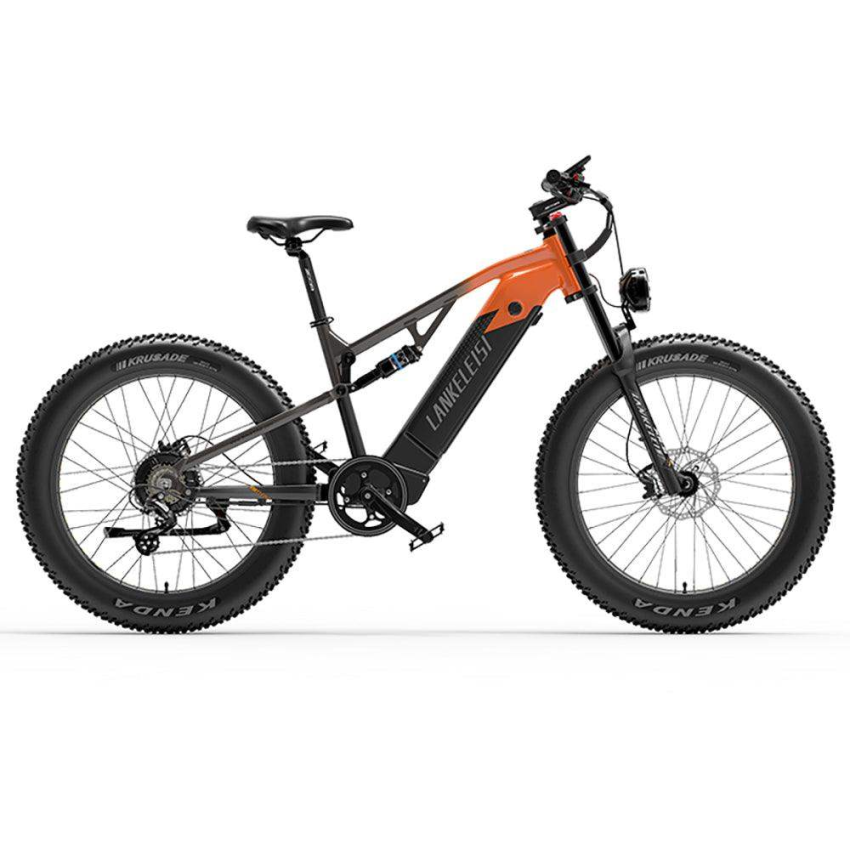 Lankeleisi RV800 Plus 750W Bafang Motor 26" Fat Bike Fully E-Mountainbike 20Ah Samsung Akku E-MTB