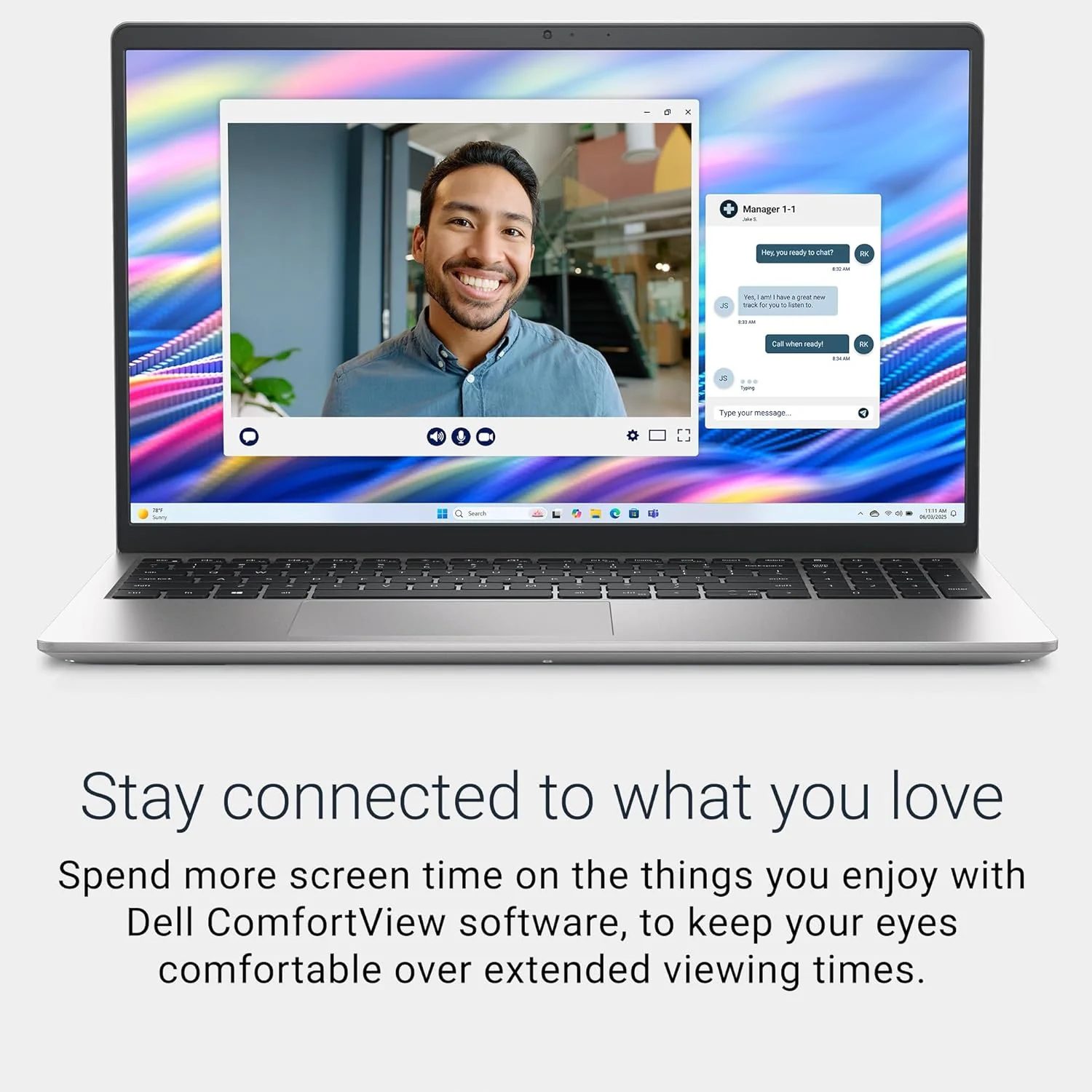 Dell 15 Laptop DC15250-15.6-inch FHD 120Hz Display, 13th Gen Intel Core i7-1355U, 16GB DDR4 RAM, 512GB SSD, Intel UHD Graphics, Windows 11 Home, Onsite Service - Platinum Silver