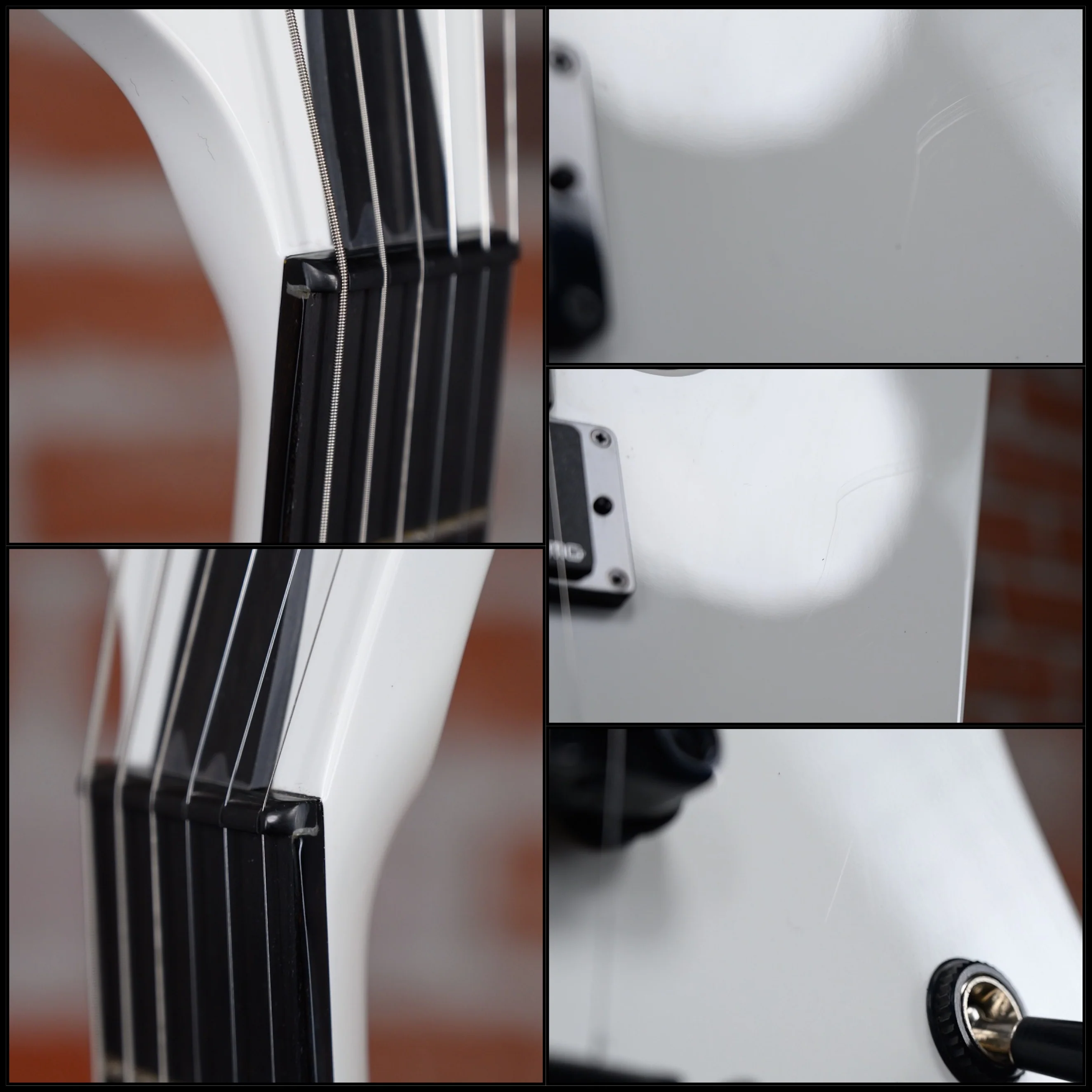 ESP MX-2 Custom Kiso Snow White 2014 w/Hardshell Case