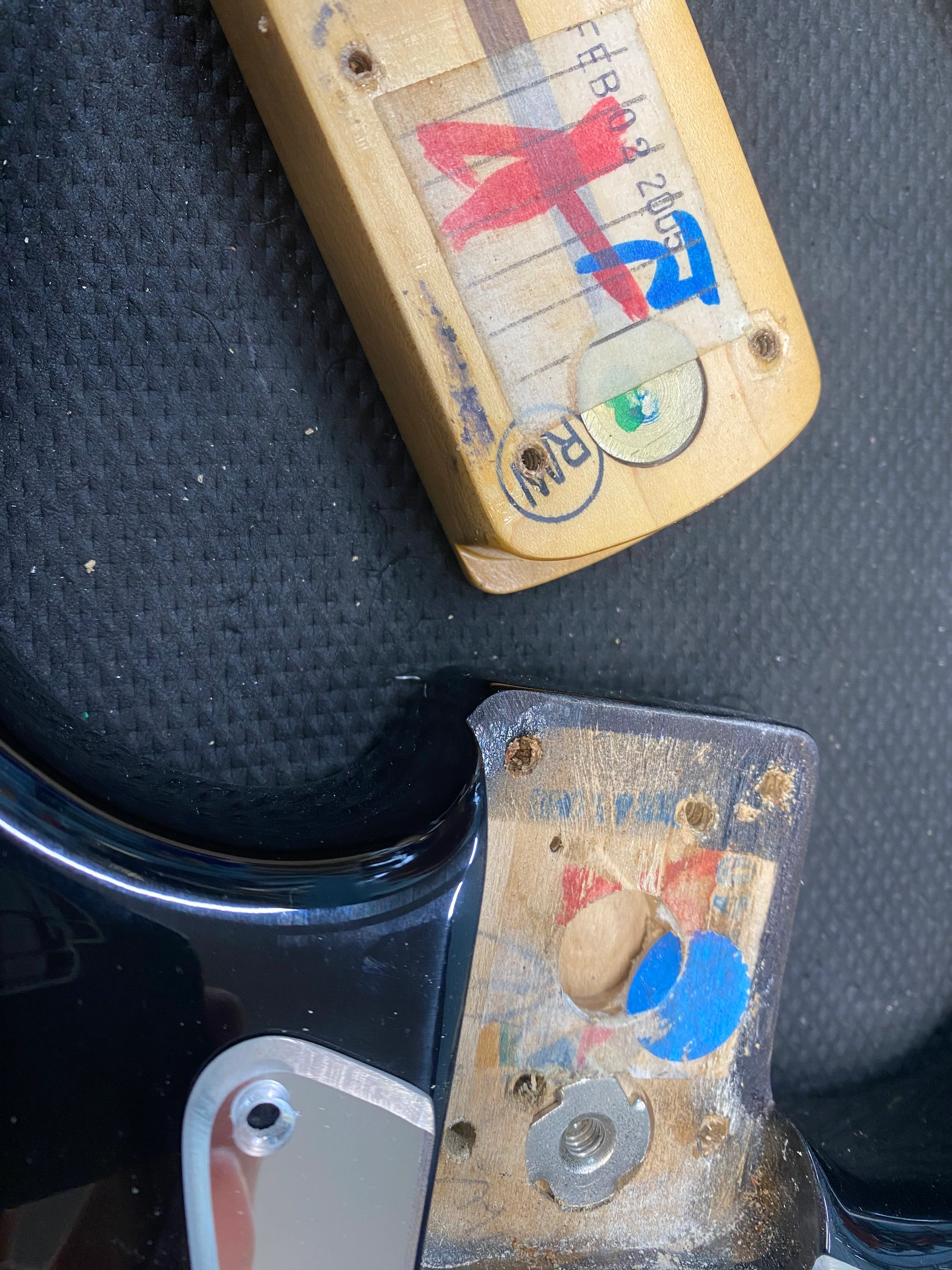 Fender American Series Stratocaster Dave Murray Mods Black 2005 w/OHSC