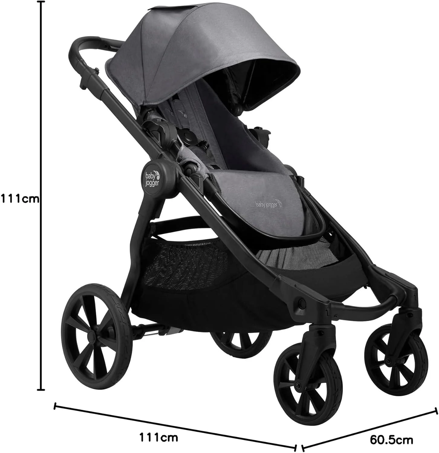 Baby Jogger City Select 2 Stroller, Radiant Slate