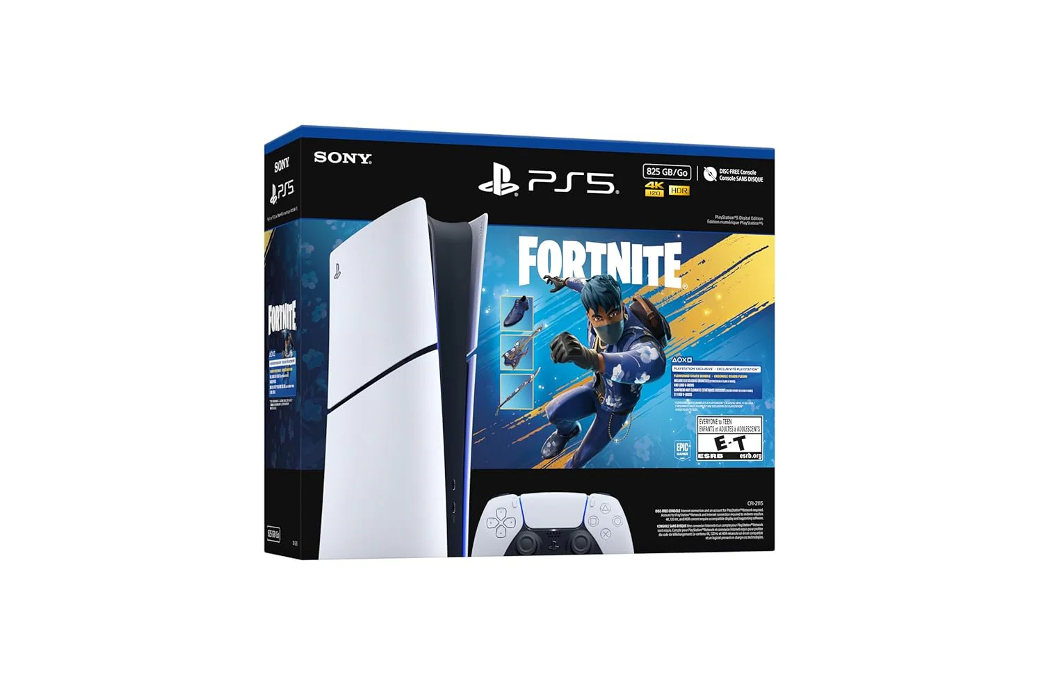 PlayStation®5 Digital Edition 825GB – Fortnite Flowering Chaos Bundle