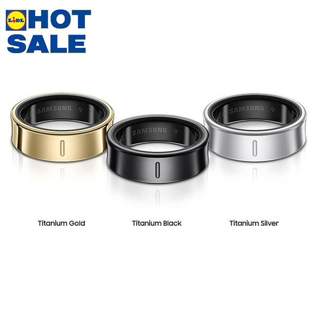 SAMSUNG Galaxy Ring, AI Smart Ring, Size First w/Sizing Kit, No App Subscription, Fitness Monitor, Sleep Tracker, Up to 7-Day Battery, Size 6, Titanium Gold [1Yr Manufacturer Warranty]