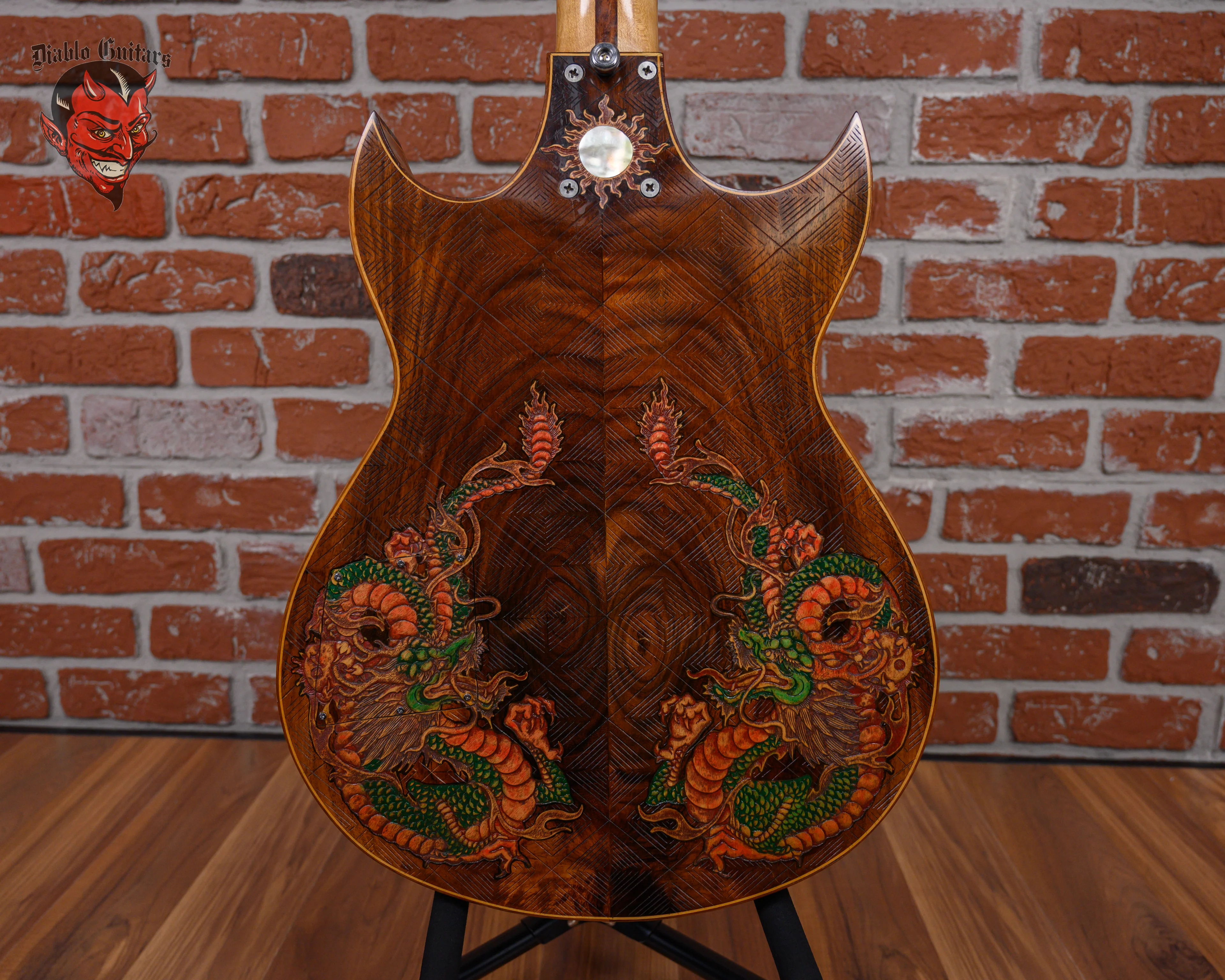 Blueberry Semi-Hollow Dragon Natural 2022 w/Gigbag