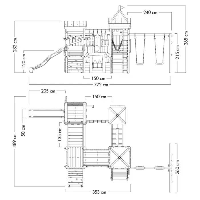 Climbing frame Wickey Prime The Dancing Dragon