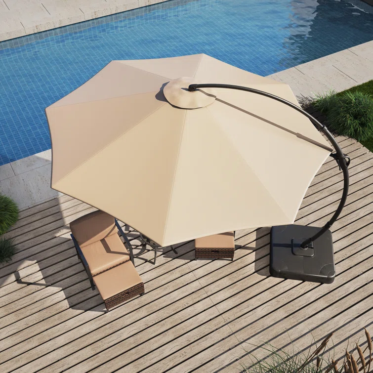 Ebonique Cantilever Umbrella with Base Included  Ebonique Cantilever Umbrella with Base Included  Ebonique Cantilever Umbrella with Base Included  Ebonique Cantilever Umbrella with Base Included  Ebonique Cantileve
