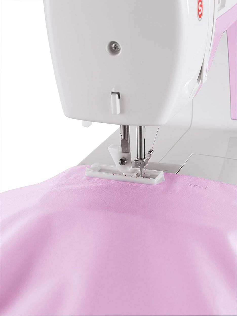 Singer Simple 3223 sewing machine, pink/white