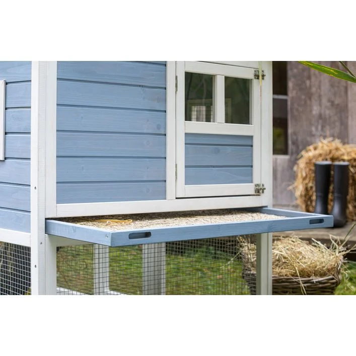 Dehner Lieblinge XXL Nagerheim Funny Flocke, hellblau, ca. B170/H120/T99 cm