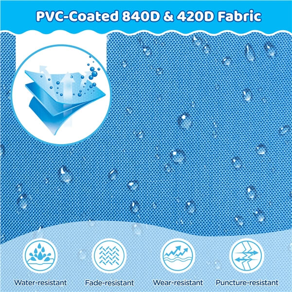 Yaheetech 10 in 1 Inflatable Water Slide