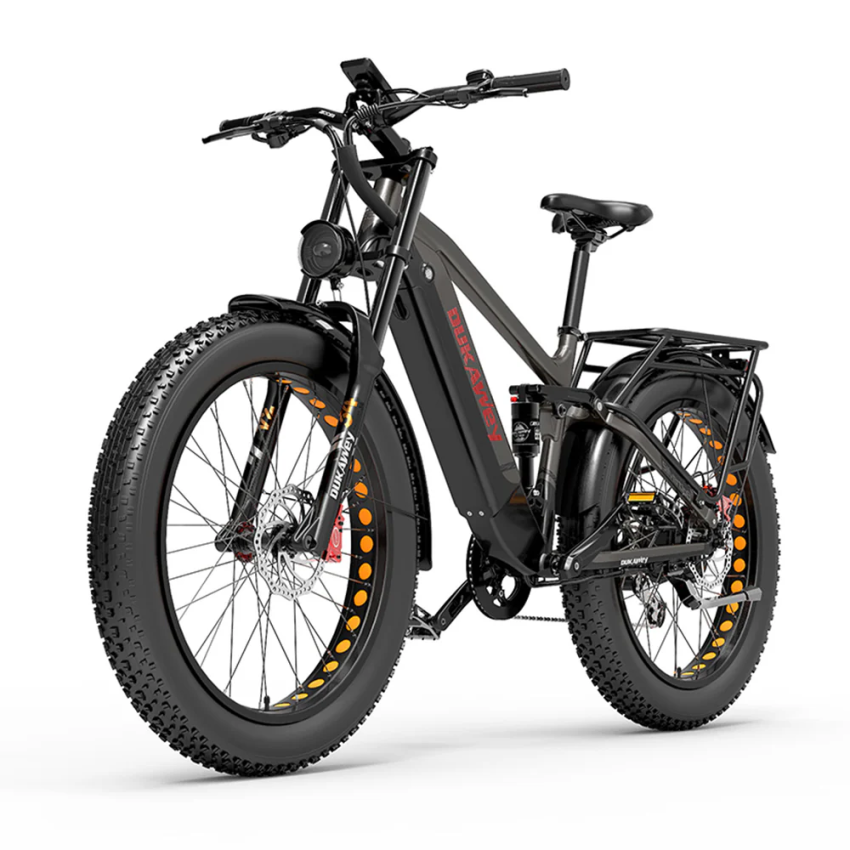Dukawey Silvertip8 1000W 26" Fat Bike E-Mountainbike SUV E-bike 52V 20Ah Samsung Akku