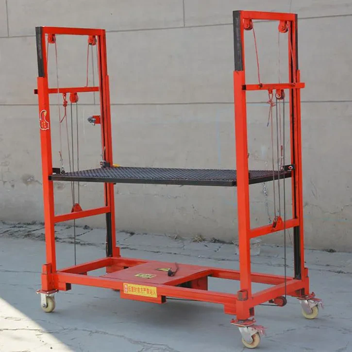 🔥 Multiple Models Foldable Electric Scaffolding Lift Platform(🔥Loads Up To 500KG!)