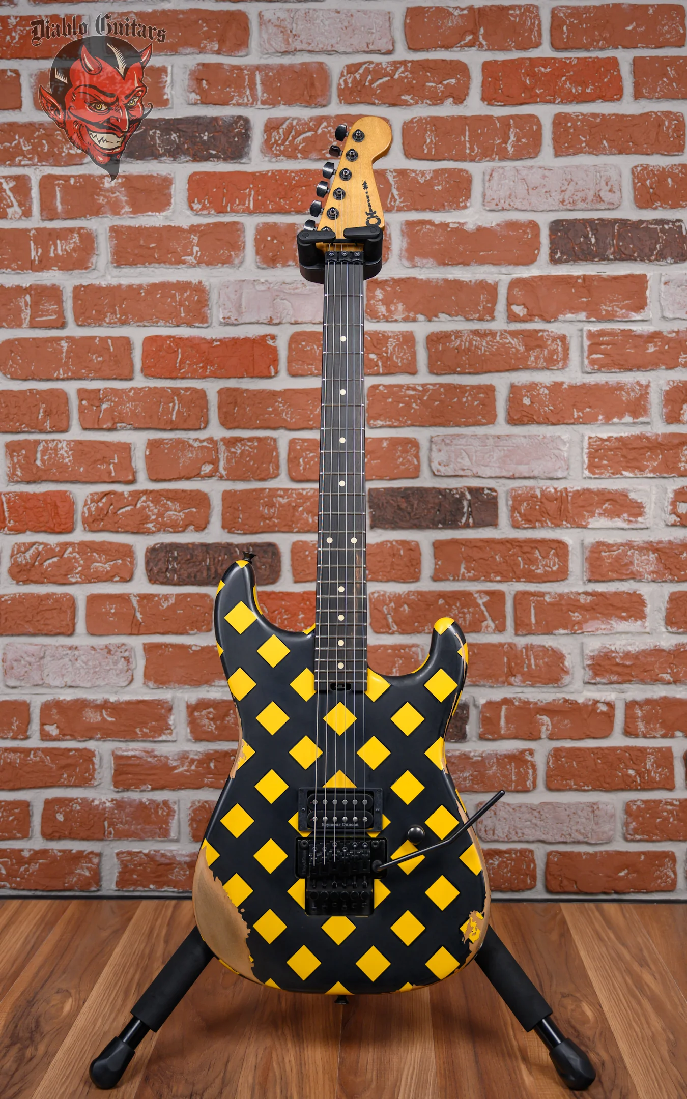 Charvel Super-Stock San Dimas Style 1 H FR EB Diamond Life Distressed Nitro 2025 w/OSSC