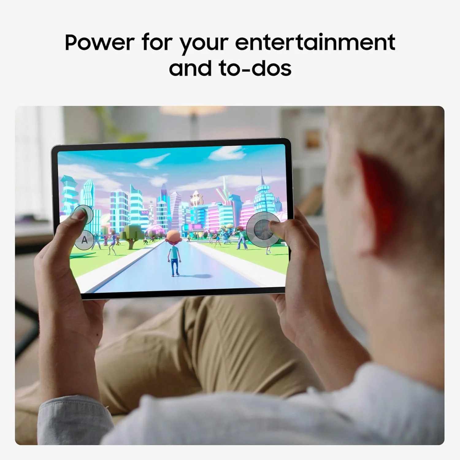 SAMSUNG Galaxy Tab S10 FE+ 13.1” 128GB WiFi Android Tablet, Large Display, Long Battery Life, Exynos 1580 Processor, IP68, Water-Resistant, 90 Hz Refresh, S Pen for Note-Taking, Silver