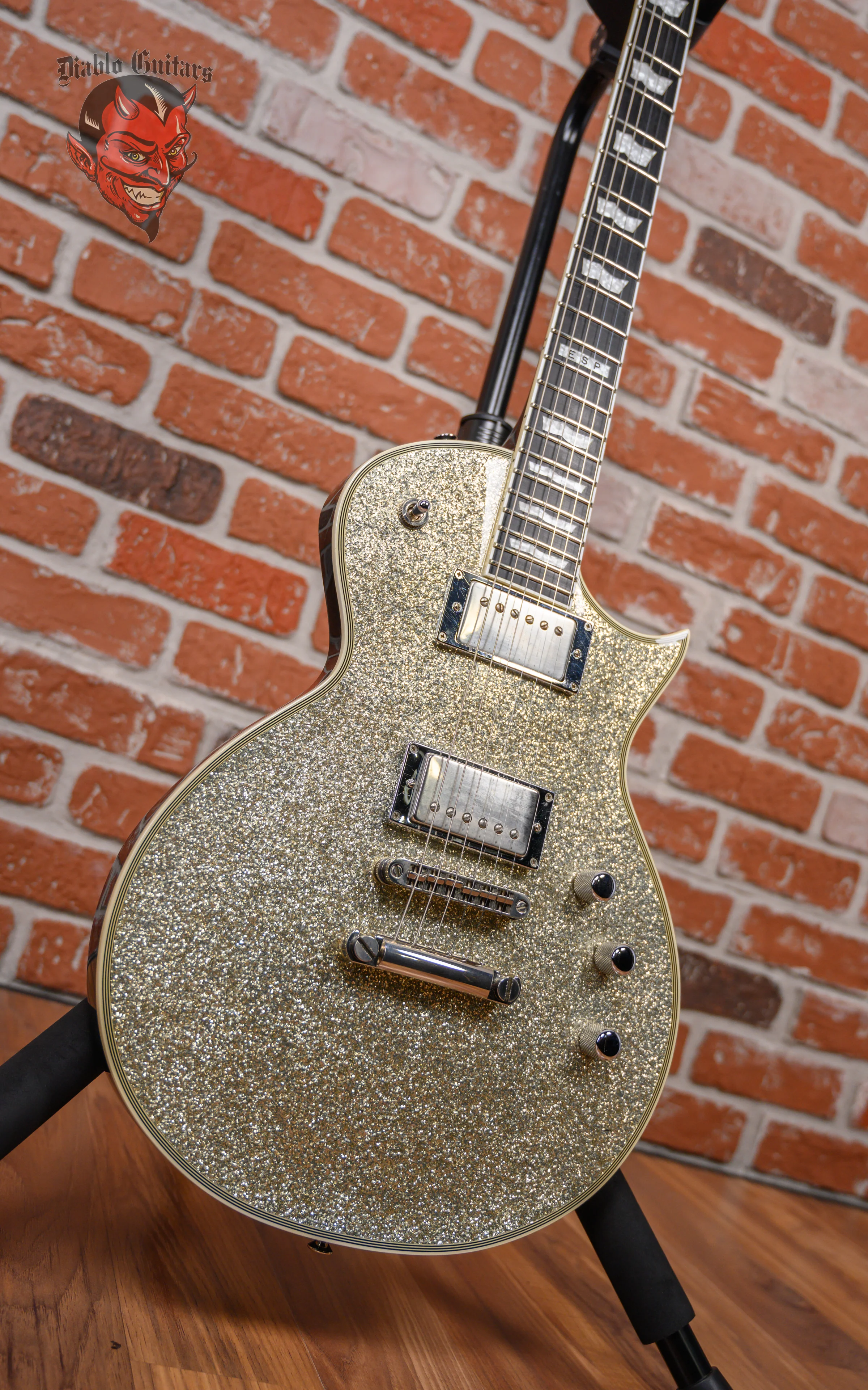 ESP Standard Eclipse-II Silver Sparkle 2013 w/OHSC