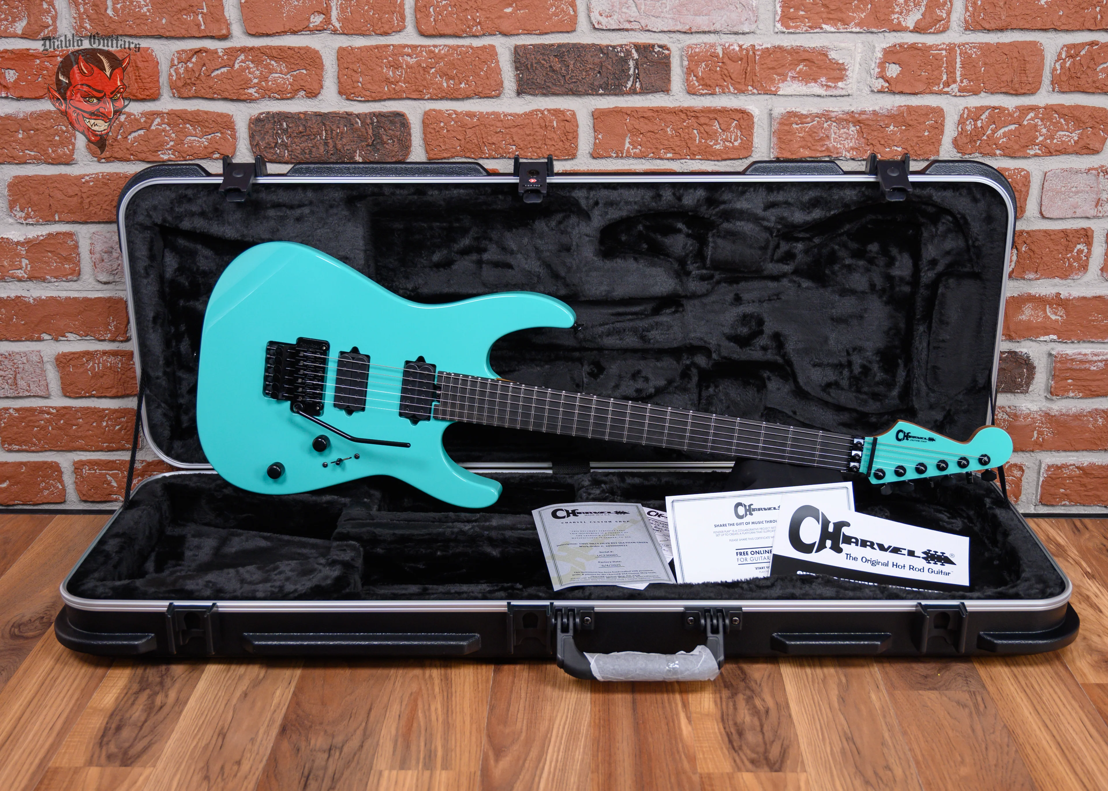 Charvel USA Custom Shop DK24 2H FR Roasted Seafoam Green 2025 w/OHSC