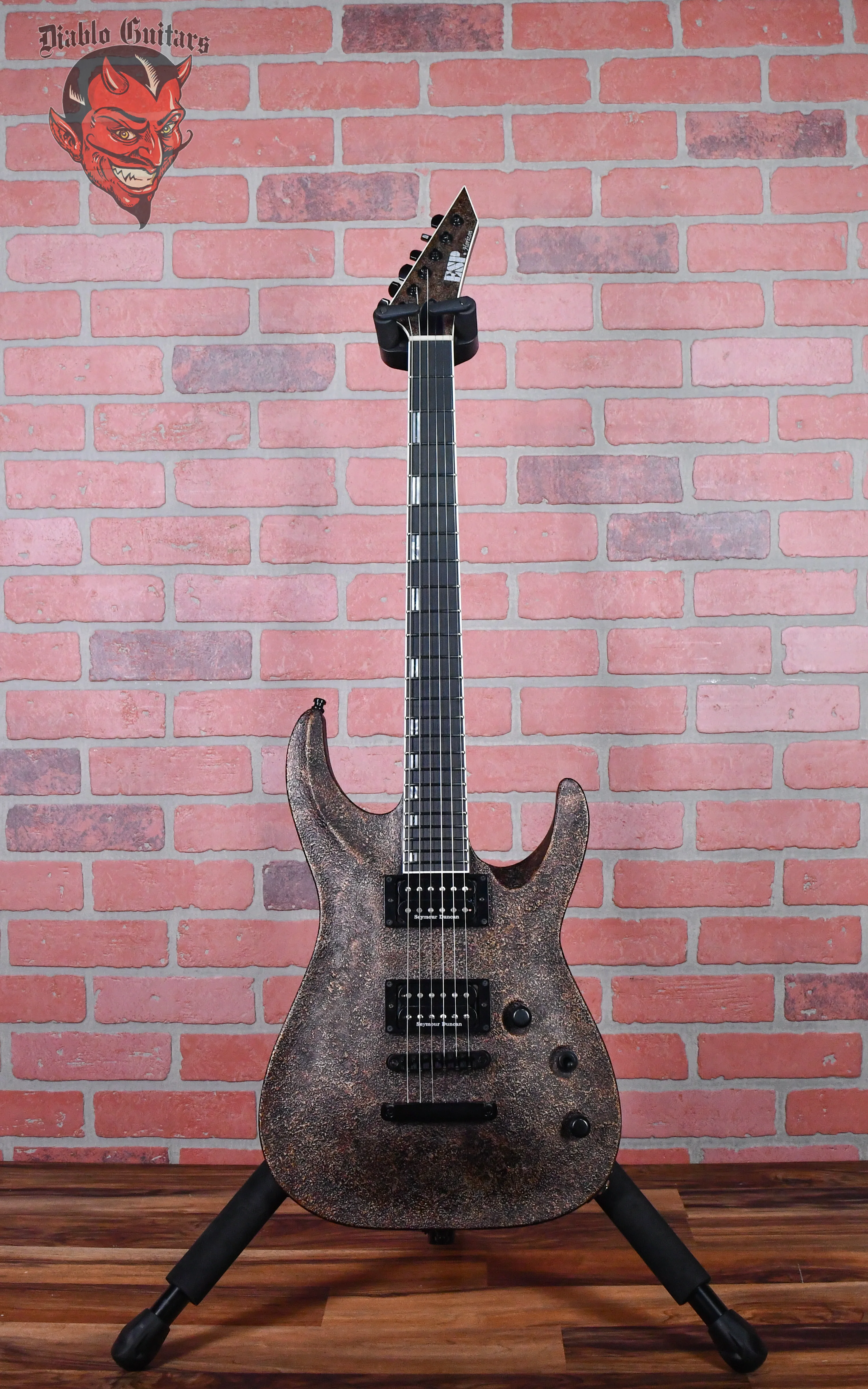 ESP Original Series Horizon II Custom Cast Metal Rusty Iron 2018 w/OHSC