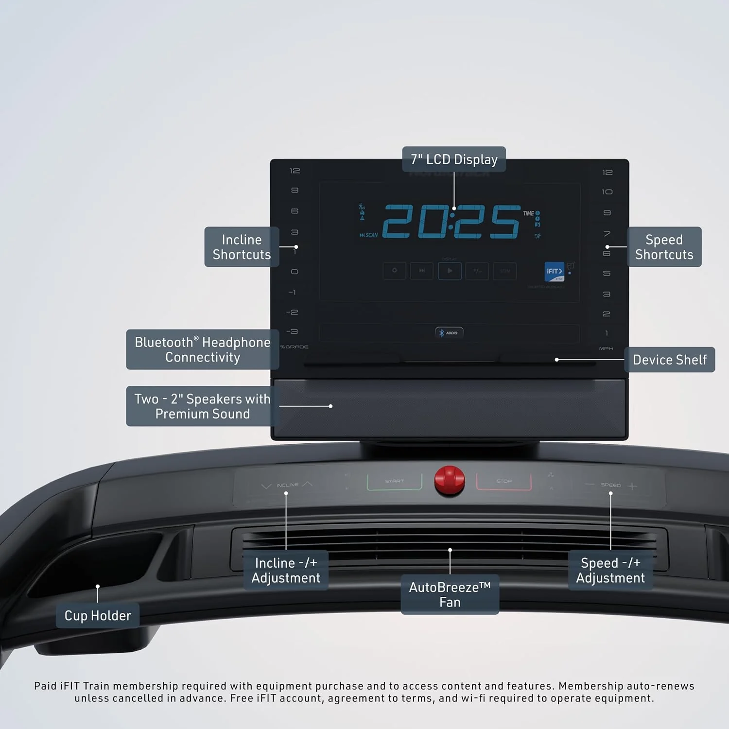 NordicTrack Commercial Series: Premium Foldable Treadmills, Incline & Decline, iFIT Membership Required to Access iFIT Content & Features