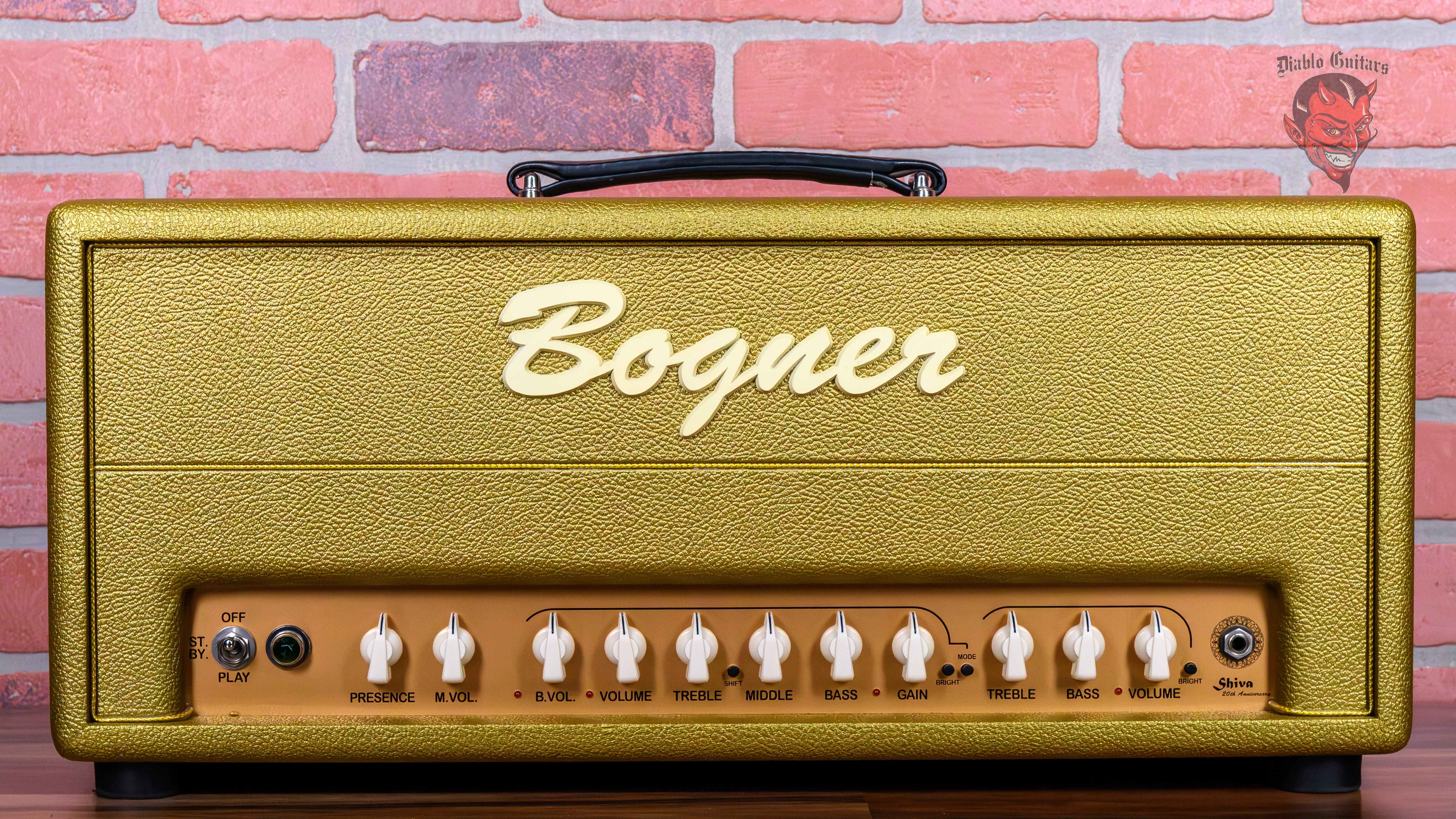 Bogner Shiva 20th Anniversary 6L6 60-Watt Head Gold Tolex