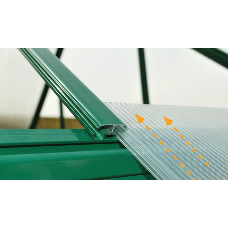 Palram - Canopia Balance 8' W Hobby Greenhouse - Green