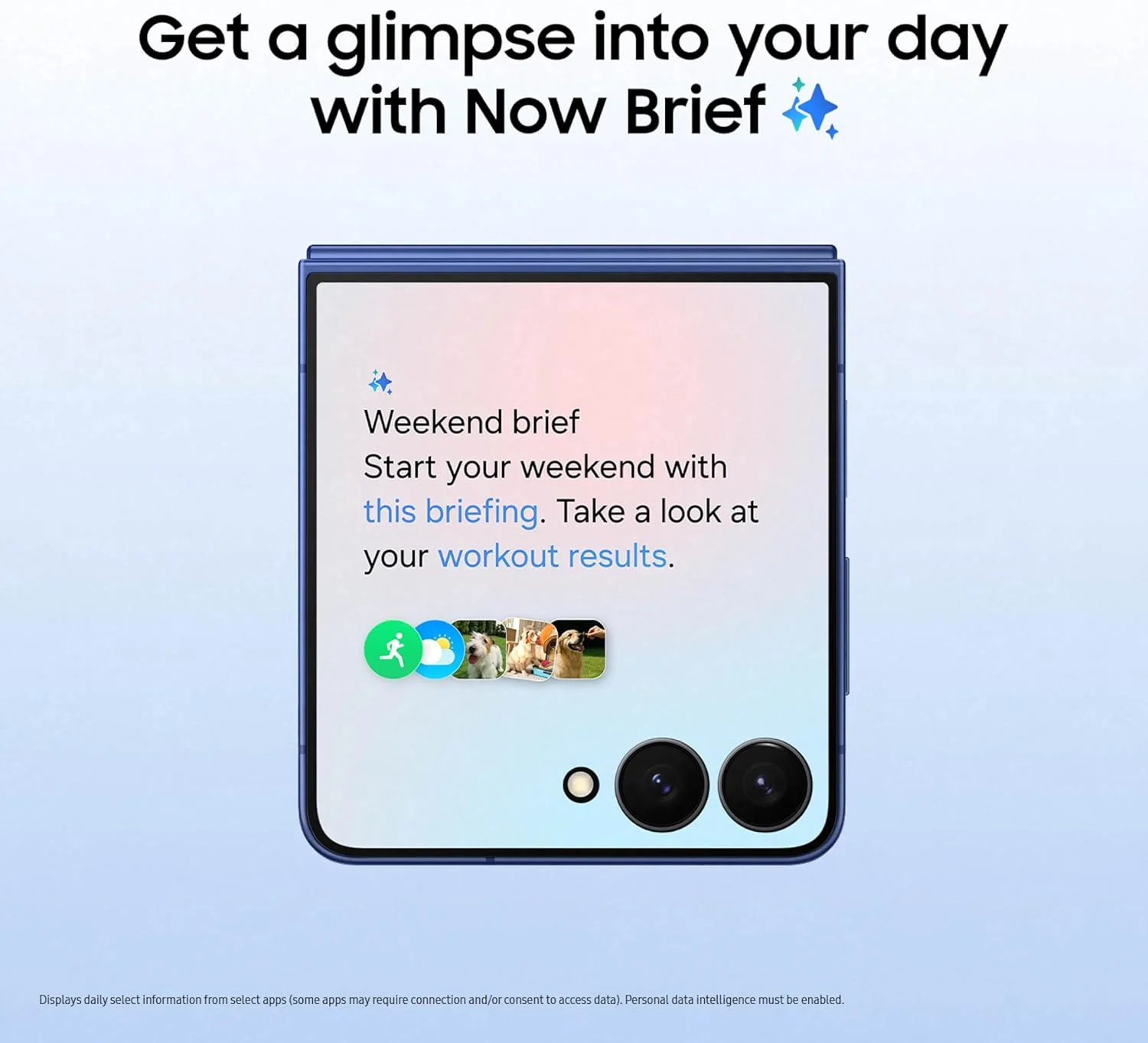 Samsung Galaxy Z Flip7 Cell Phone, 512GB AI Smartphone, Unlocked Android, Long Battery Life, 2025, US 1 Yr Manufacturer Warranty, Blue Shadow