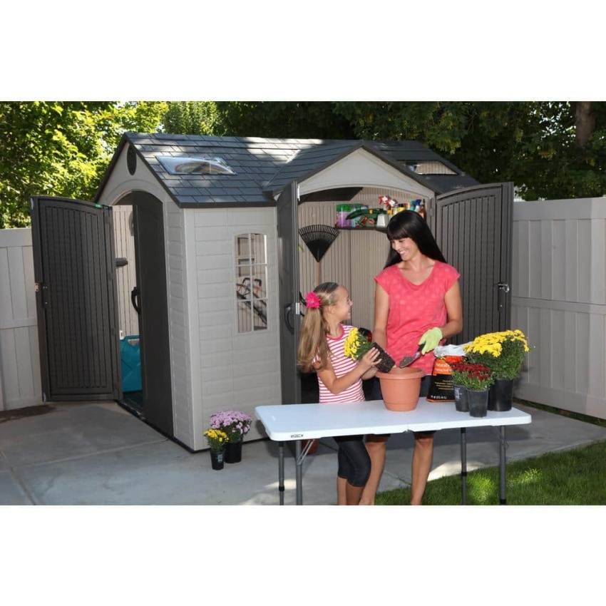 10 ft. x 8 ft. Resin Shed