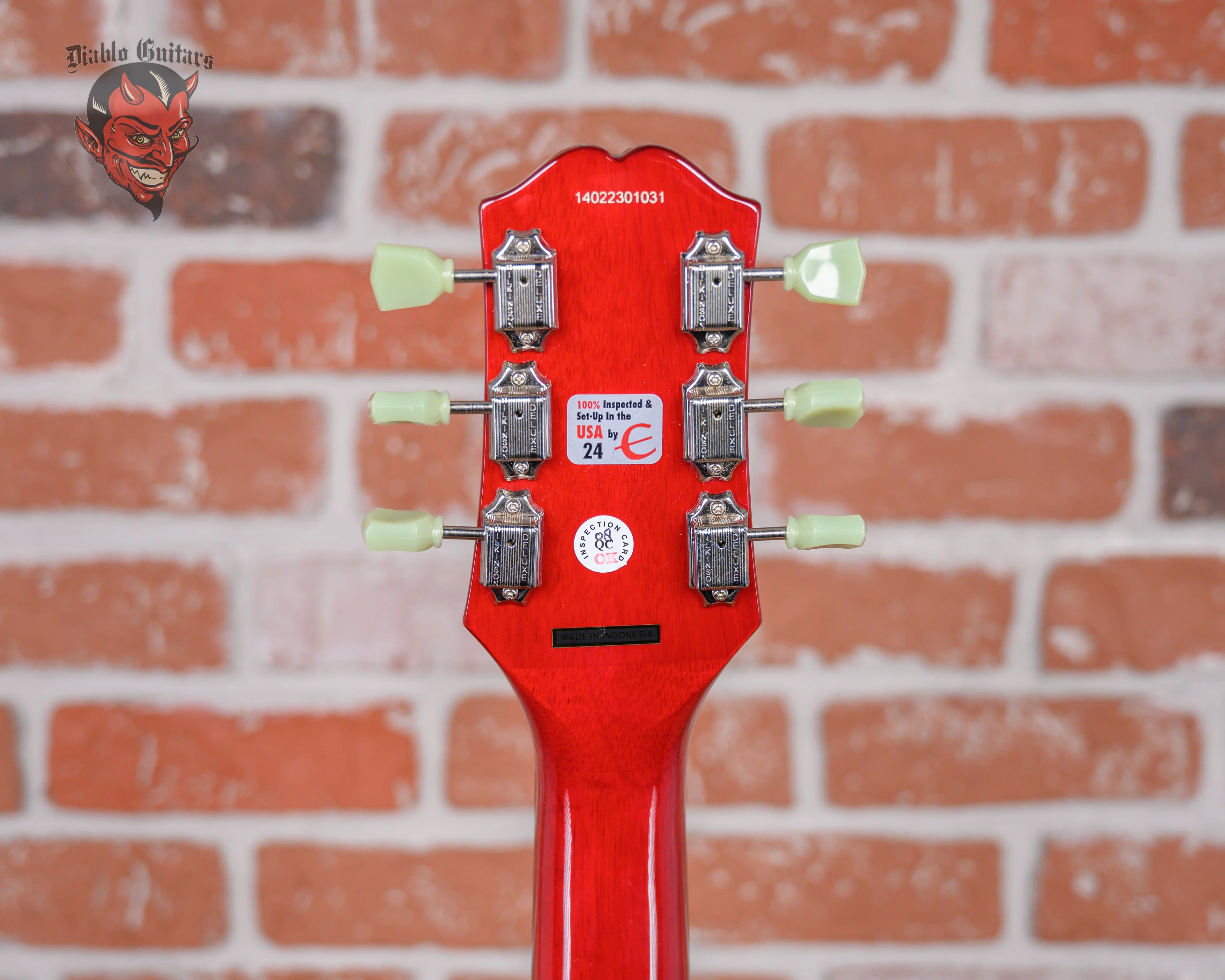 Epiphone 50th Anniversary 1962 Crestwood Custom Reissue Cherry 2014 w/OHSC