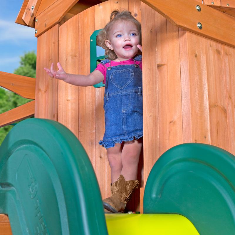 Springboro Wooden Swing Set
