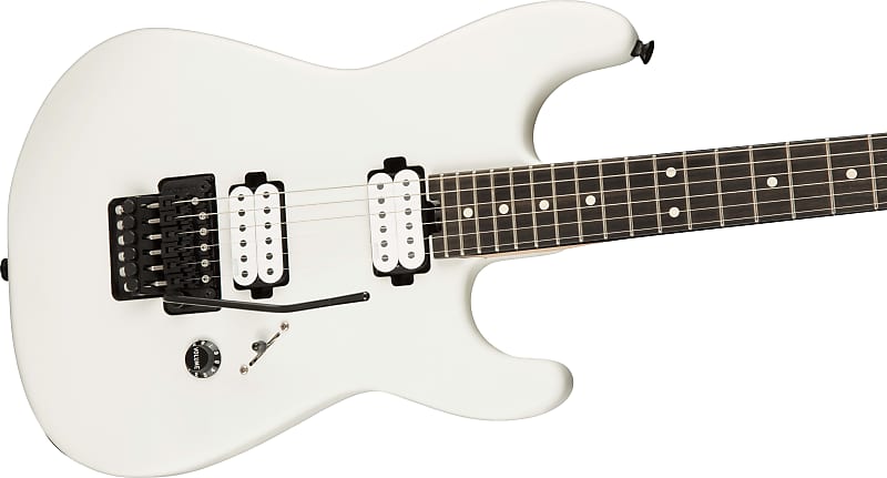 Charvel Jim Root Signature Pro-Mod San Dimas Style 1 HH FR E Satin White 2022 w/ Softshell Case