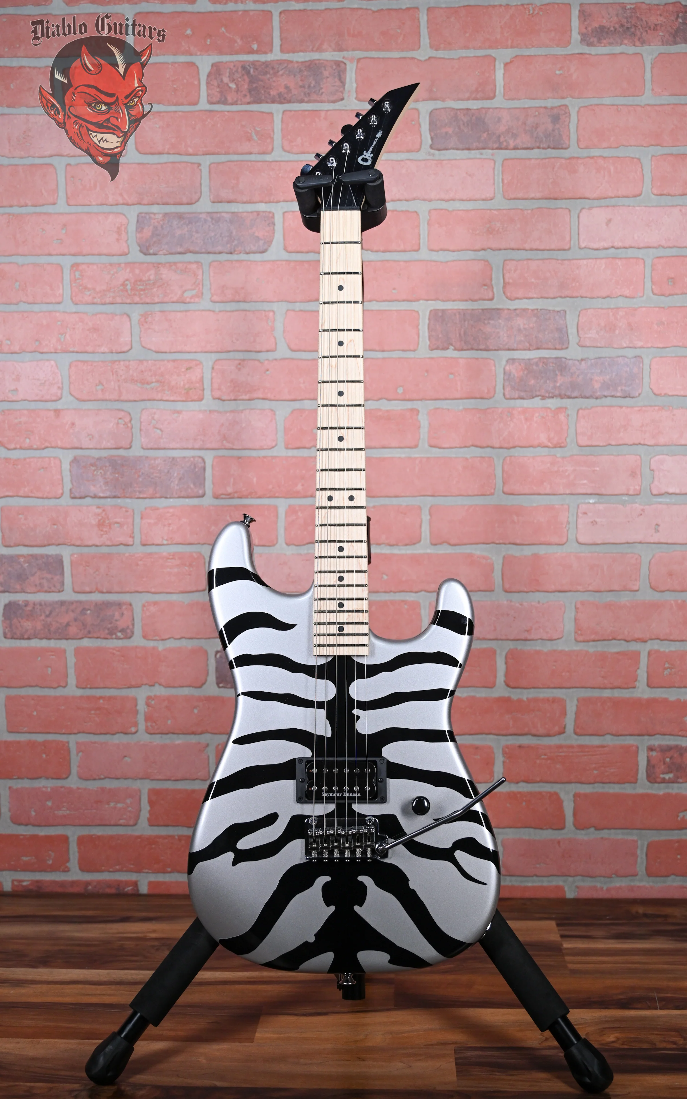 Charvel Limited Edition Super-Stock San Dimas Style 1 Silver Bengal 2024 w/Gigbag