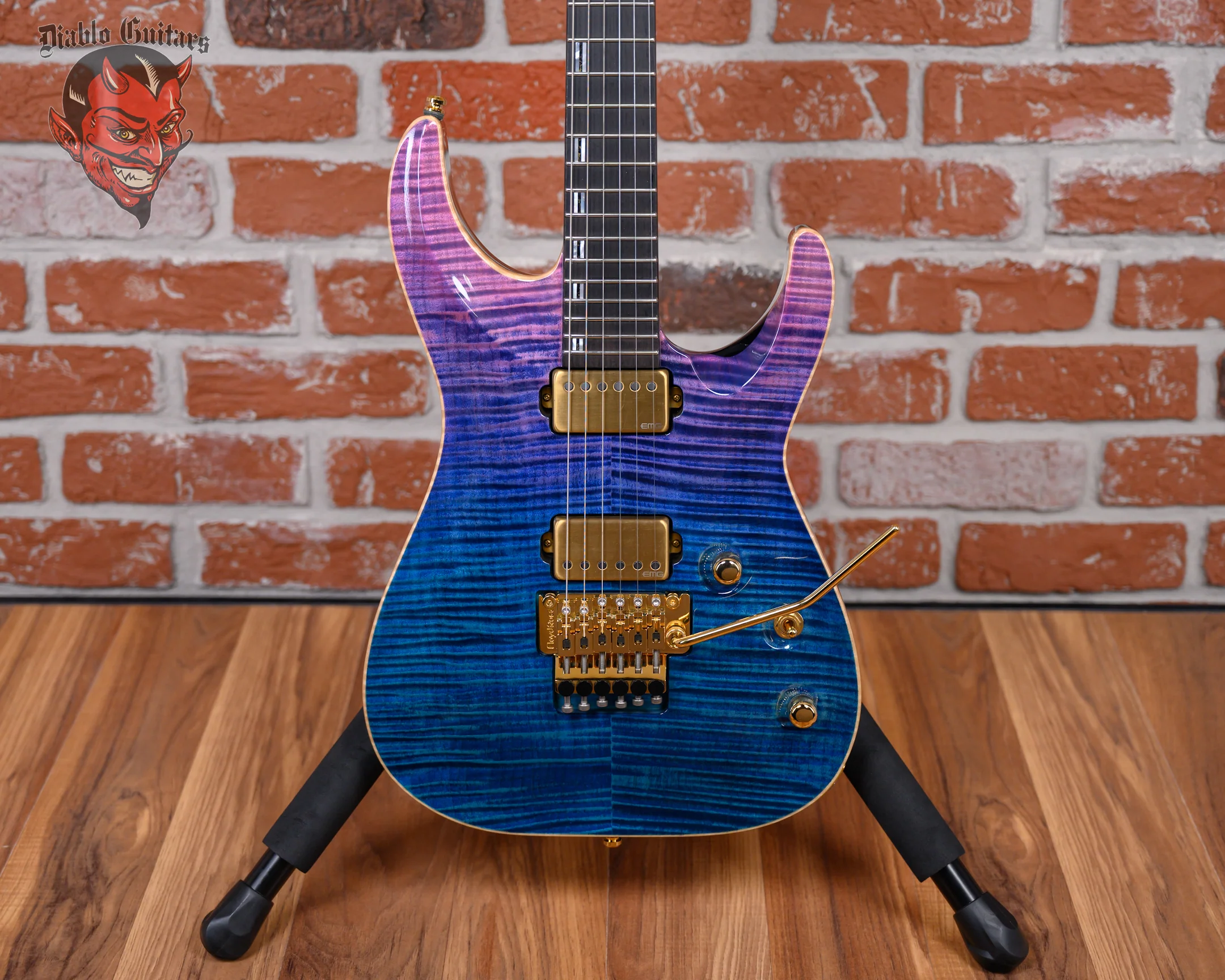 ESP Original Series Horizon-CTM FR/FM Flamed Maple Top See Thru Pink-Purple Gradation 2021 w/OHSC
