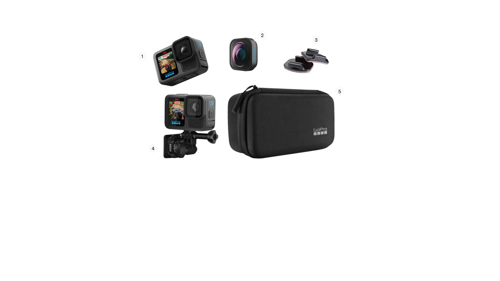 HERO13 Black 2-Wheel Motor Sport Bundle