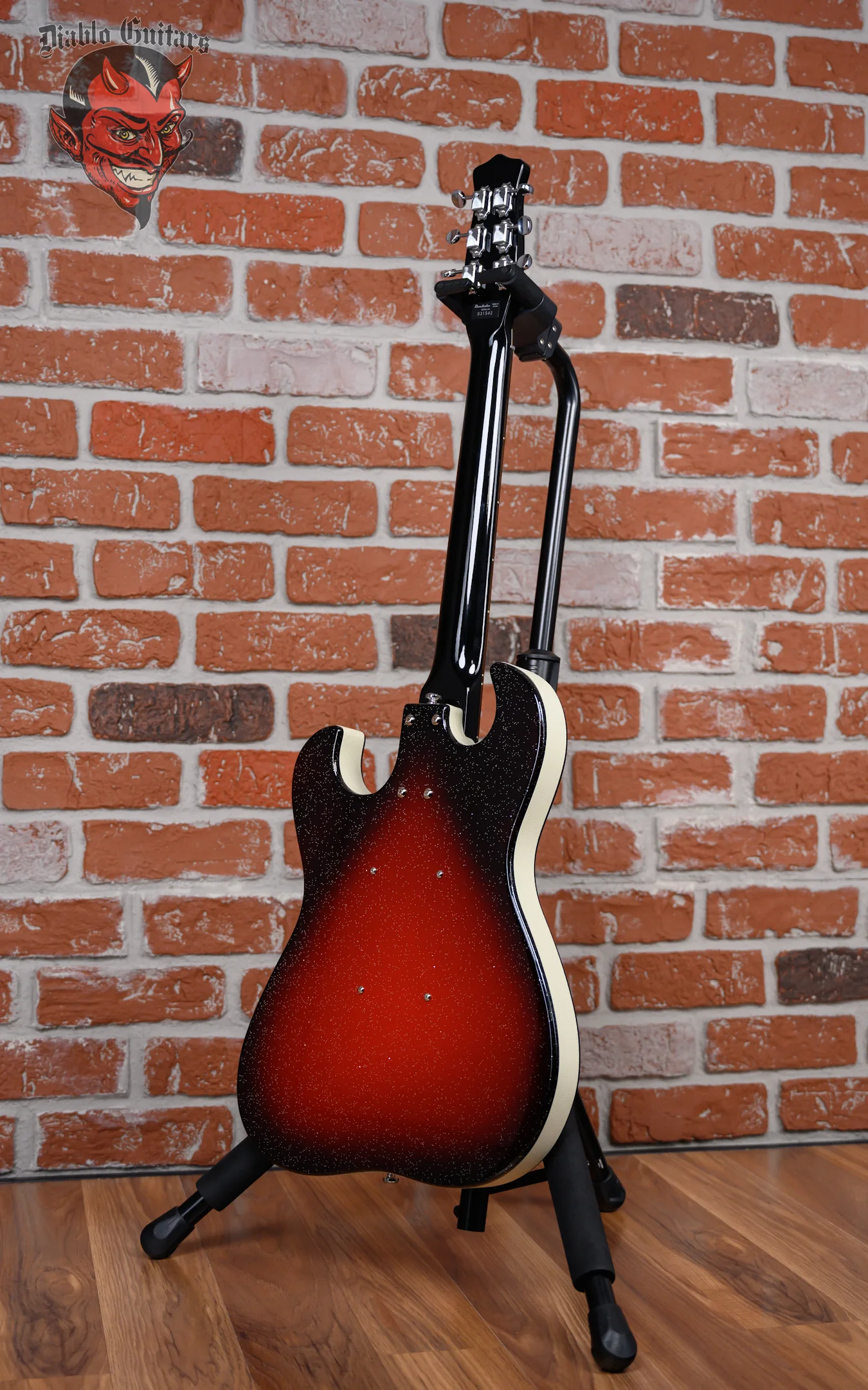 Danelectro Dano '63 Reissue Red Sparkle Burst 2014 w/Hardshell Case