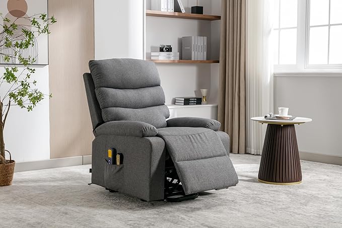 ASTAN HOGAR Relaxation Chair with Self-Help Function (Lifts People), Electric Reclining, Massage and Thermotherapy