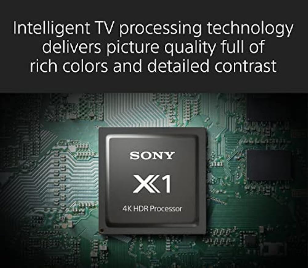 Sony 55 Inch 4K Ultra HD TV X80K Series: LED Smart Google TV with Dolby Vision HDR KD55X80K- Latest Model, Black