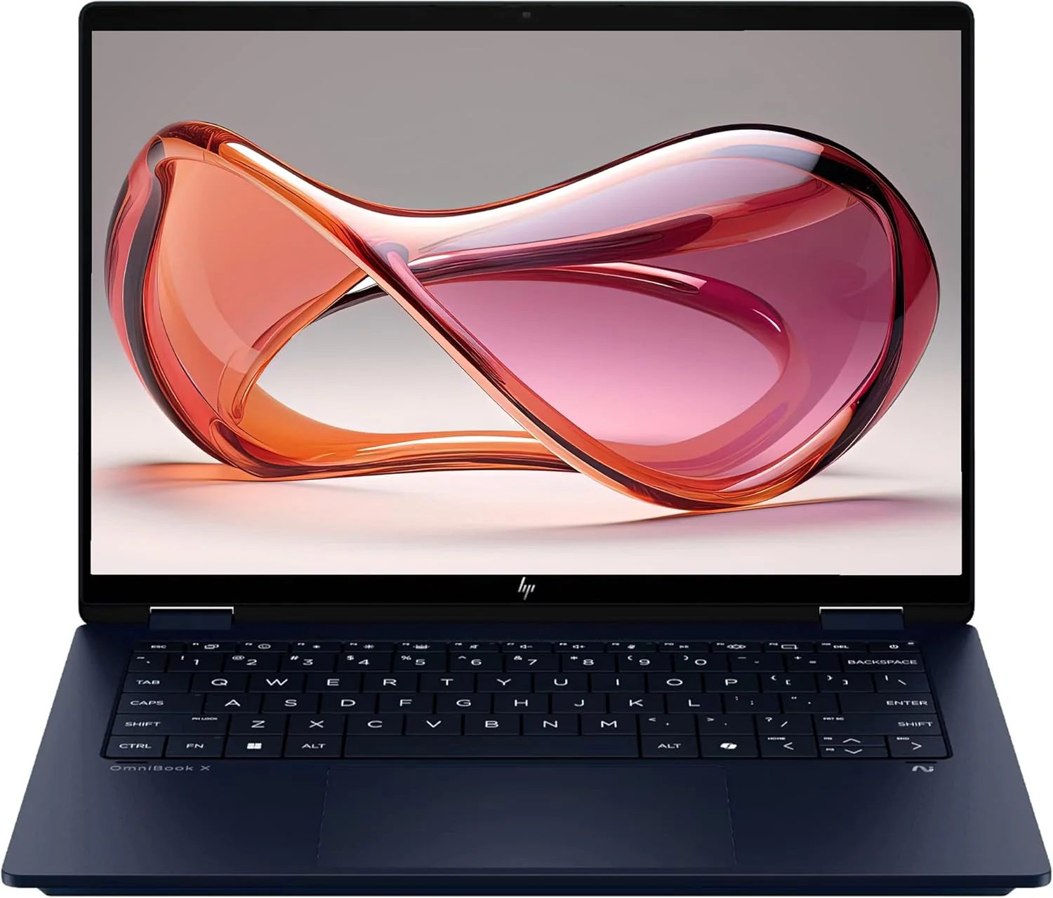 HP OmniBook X Flip 2-in-1 Copilot+ Laptop, Intel Ultra 7-256V, 16 GB LPDDR5x RAM, 1 TB PCIe SSD, 14