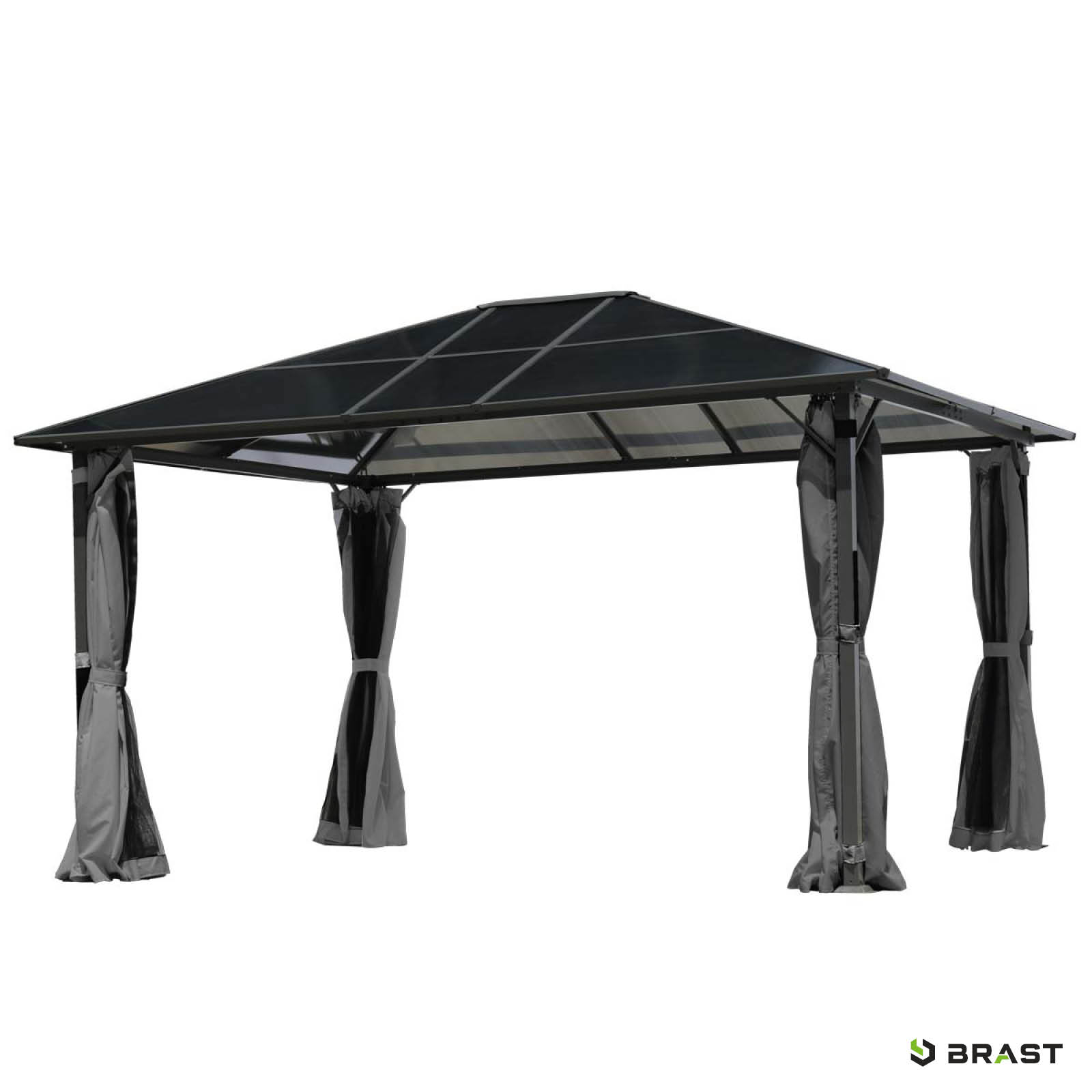 BRAST Alu-Pavillon SUMMERDREAM 3x4m grau