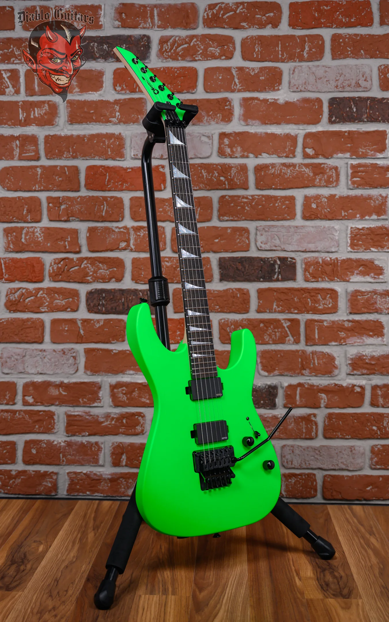 Charvel USA Custom Shop DK24 2H FR PH Satin Neon Green 2025 w/OHSC